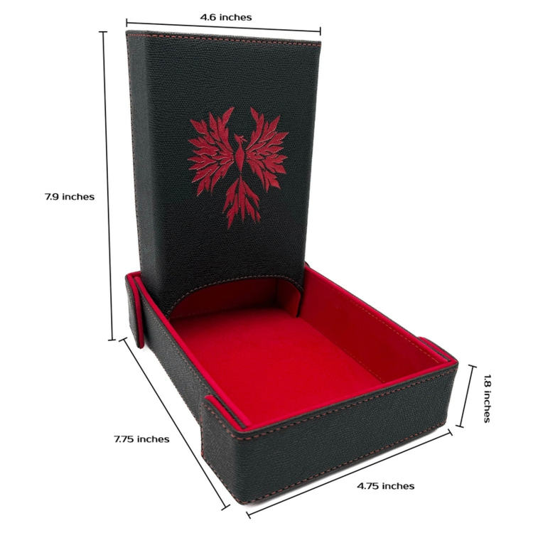 NORSE FOUNDRY DICE TRAY TOWER BUNDLE RED PHOENIX