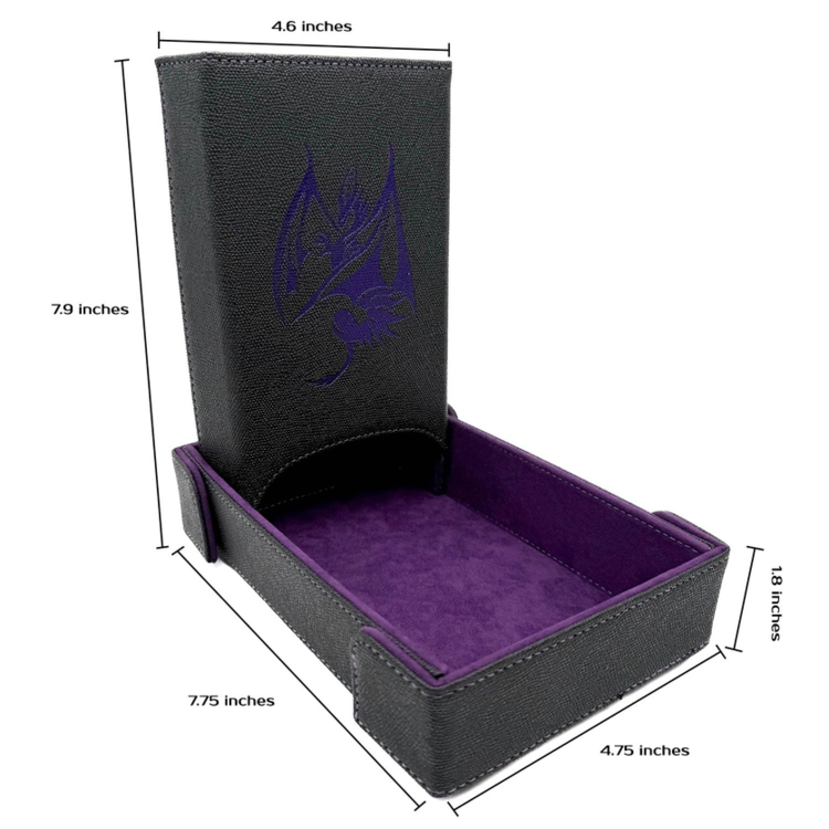 NORSE FOUNDRY DICE TRAY TOWER BUNDLE PURPLE DRAGON