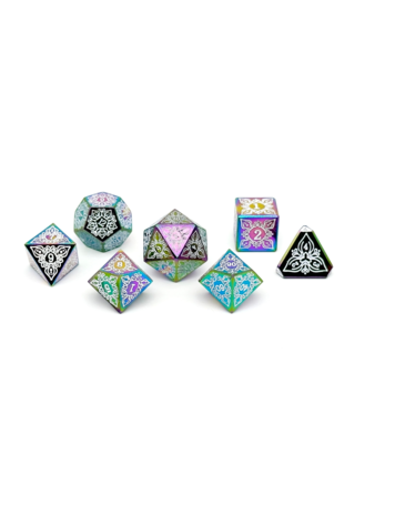NORSE FOUNDRY FEYWEAVE FEYBANE METAL RPG DICE SET