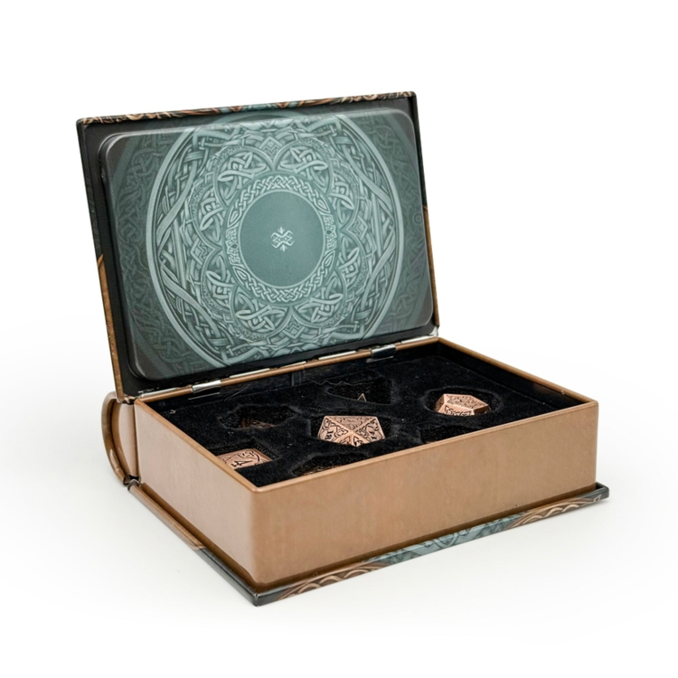 NORSE FOUNDRY CELTIC MYSTERY METAL DICE SET