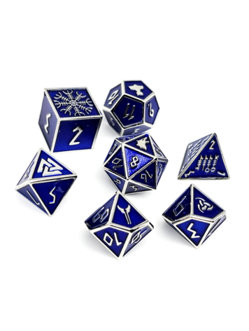 NORSE FOUNDRY WITCHES FIRE METAL POLY DICE SET