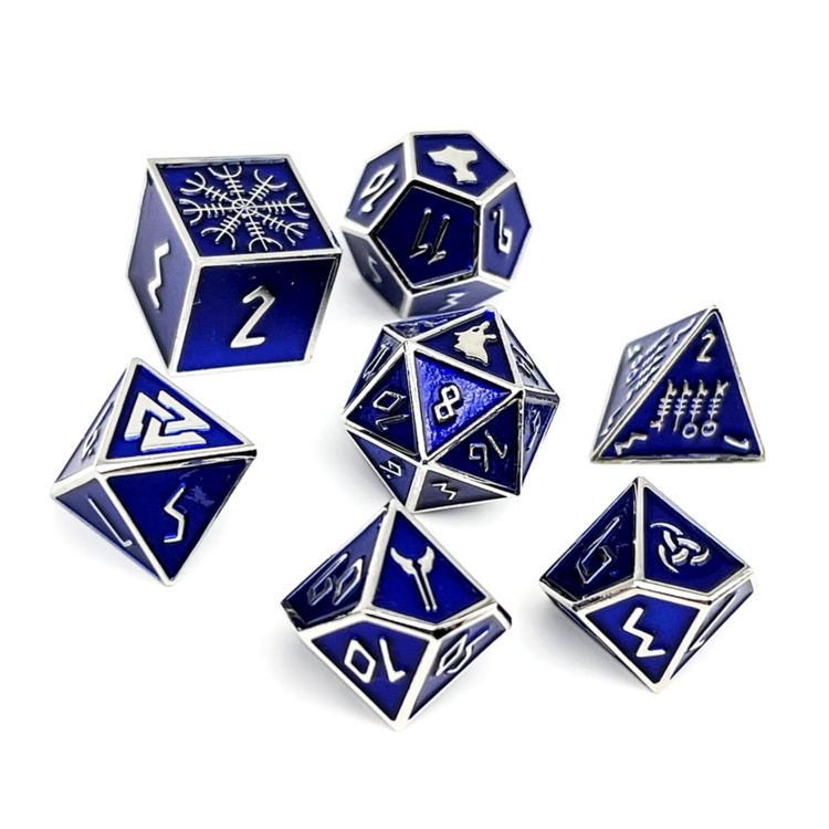 NORSE FOUNDRY WITCHES FIRE METAL POLY DICE SET