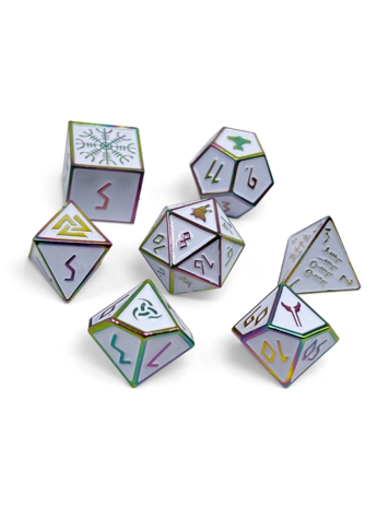 NORSE FOUNDRY ICE STORM METAL DICE SET