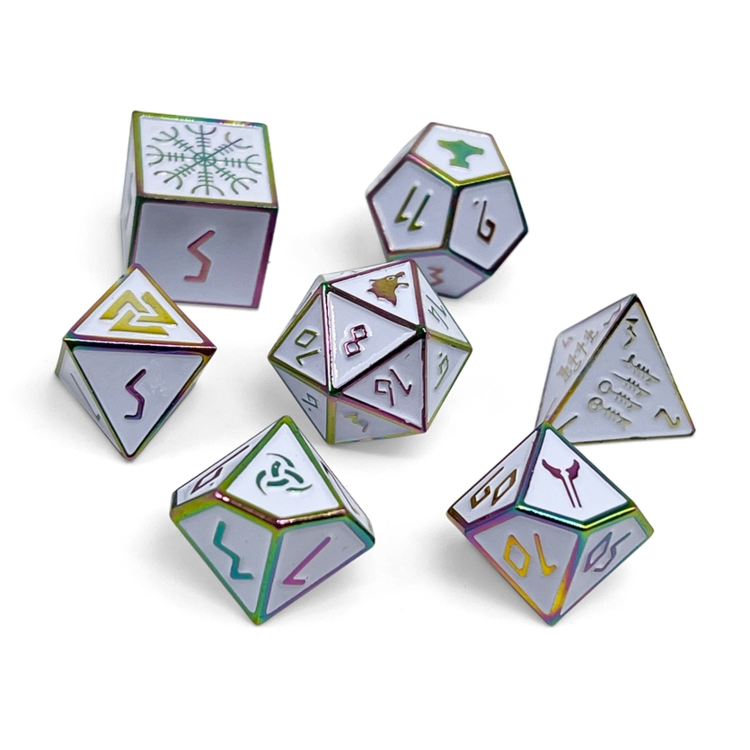 NORSE FOUNDRY ICE STORM METAL DICE SET