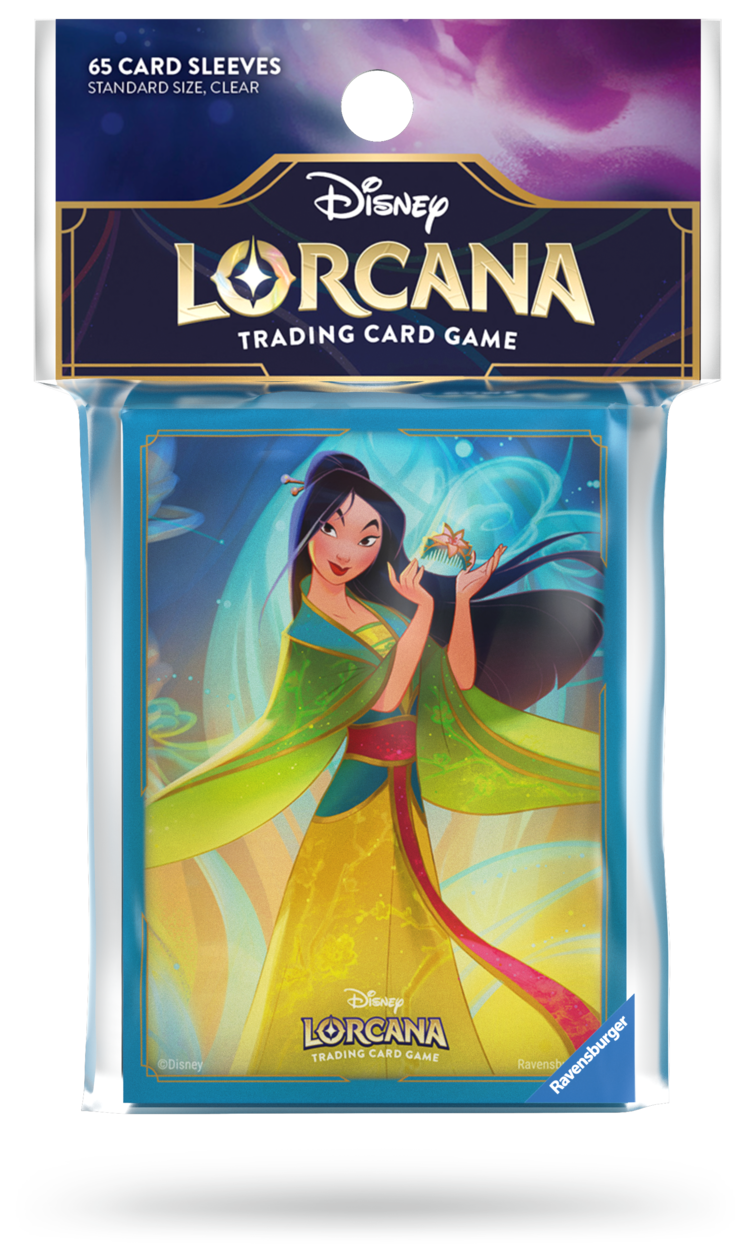 DISNEY LORCANA TCG FABLED SLEEVES MULAN 65 CT