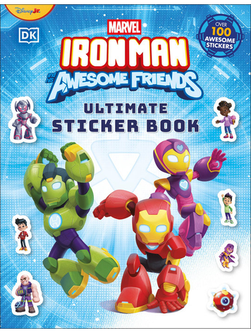 DK PUBLISHING CO IRON MAN AND HIS AWESOME FRIENDS ULT STICKER BOOK