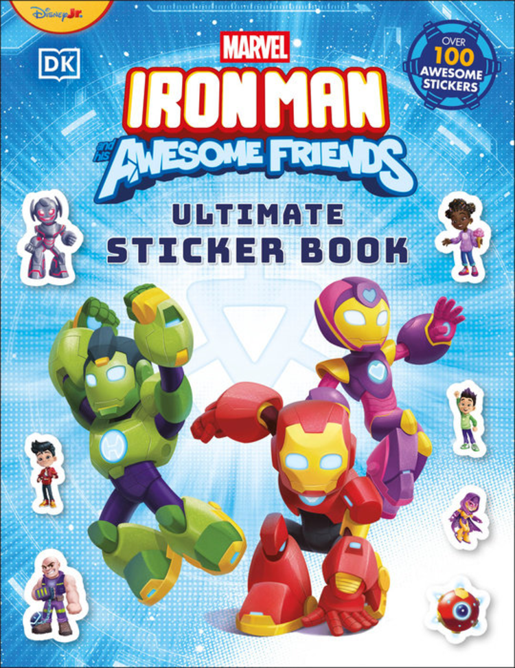 DK PUBLISHING CO IRON MAN AND HIS AWESOME FRIENDS ULT STICKER BOOK