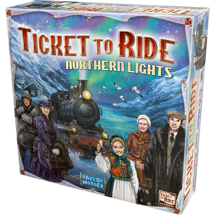 DAYS OF WONDER TICKET TO RIDE NORTHERN LIGHTS