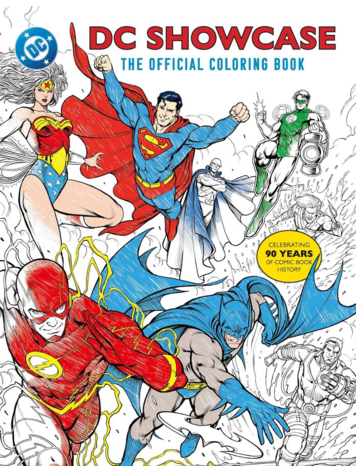 INSIGHT EDITIONS DC SHOWCASE OFFICIAL COLORING BOOK