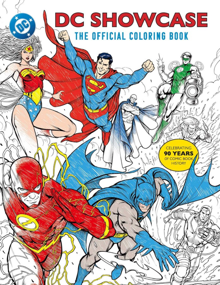 INSIGHT EDITIONS DC SHOWCASE OFFICIAL COLORING BOOK