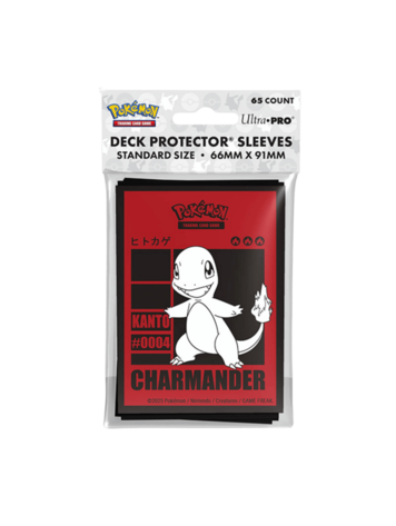 ULTIMATE GUARD CHARMANDER DECK PROTECTOR SLEEVES 65CT