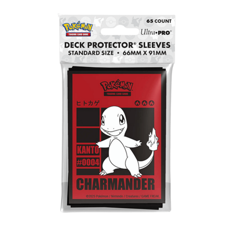 ULTIMATE GUARD ULTRA PRO POKEMON CHARMANDER DECK PROTECTOR SLEEVES 65CT