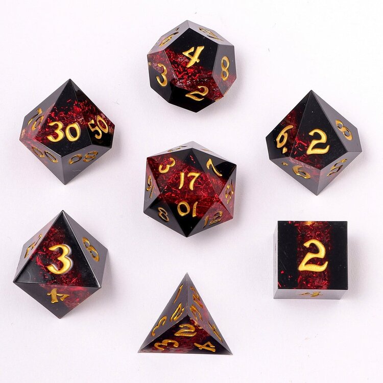HYMGHO CAPTURED MAGIC DICE SET MANA PATH RED