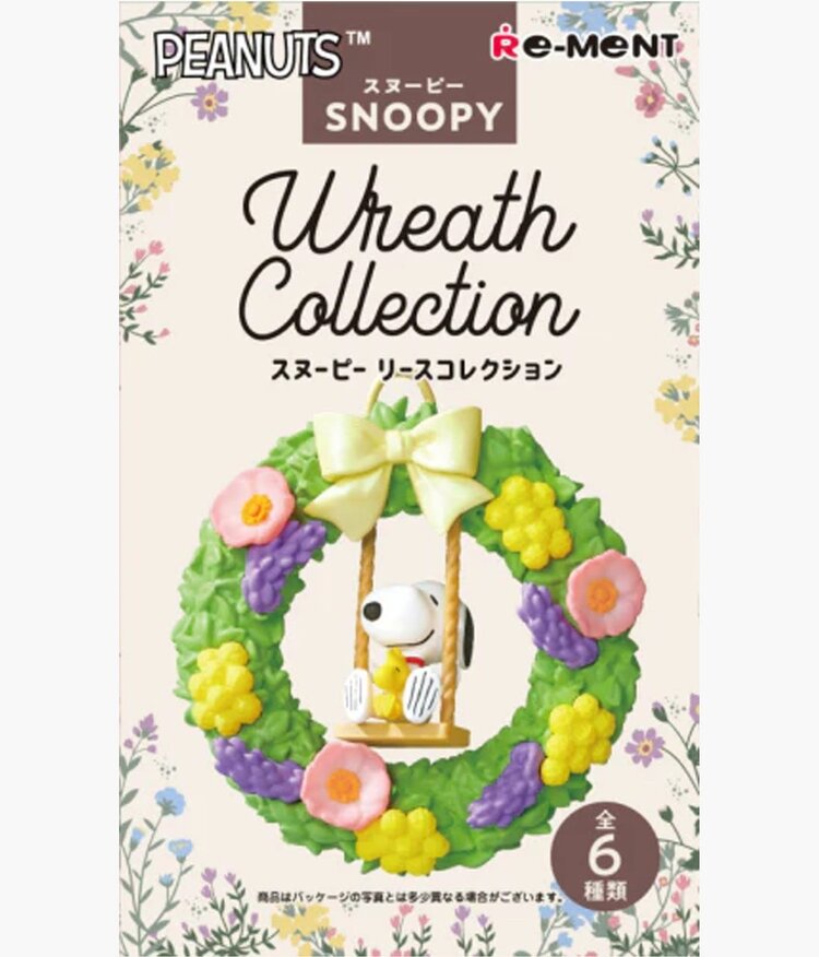 REMENT REMENT SNOOPY WREATH COLLECTION BLIND BOX