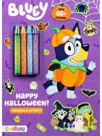 BLUEY COLORTIVITY HAPPY HALLOWEEN