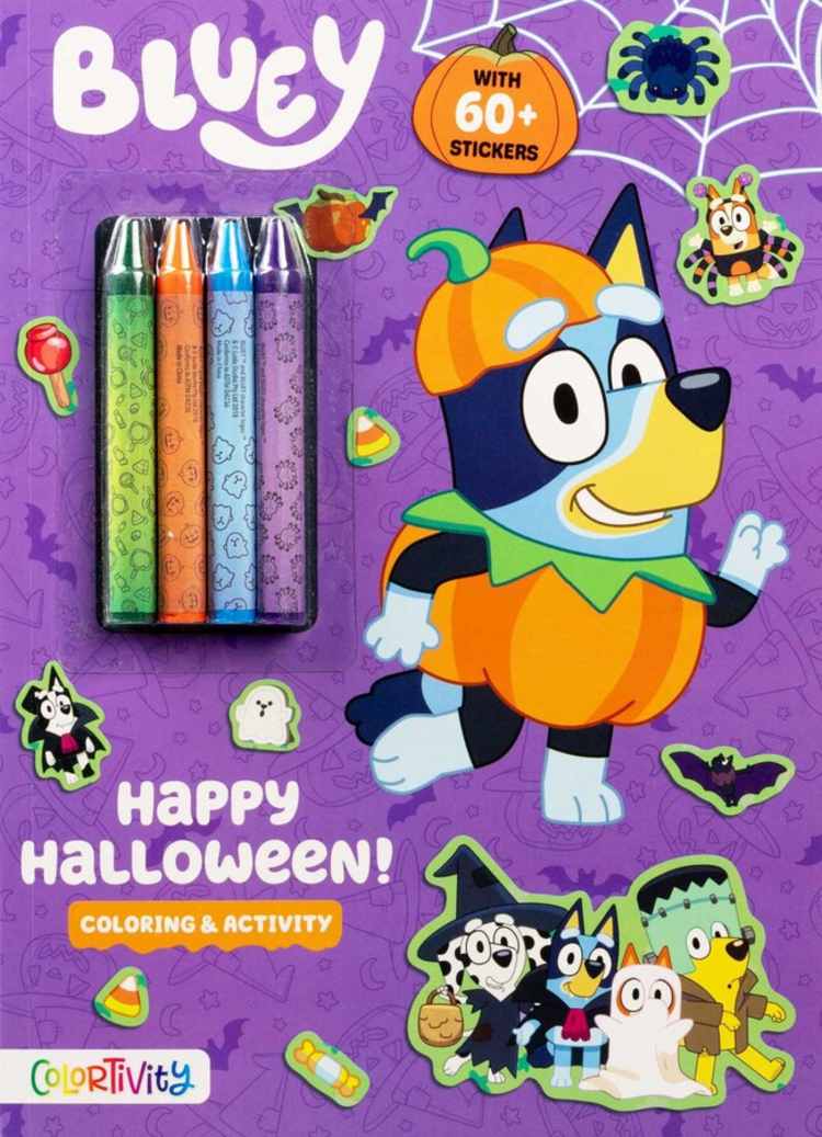 BLUEY COLORTIVITY HAPPY HALLOWEEN