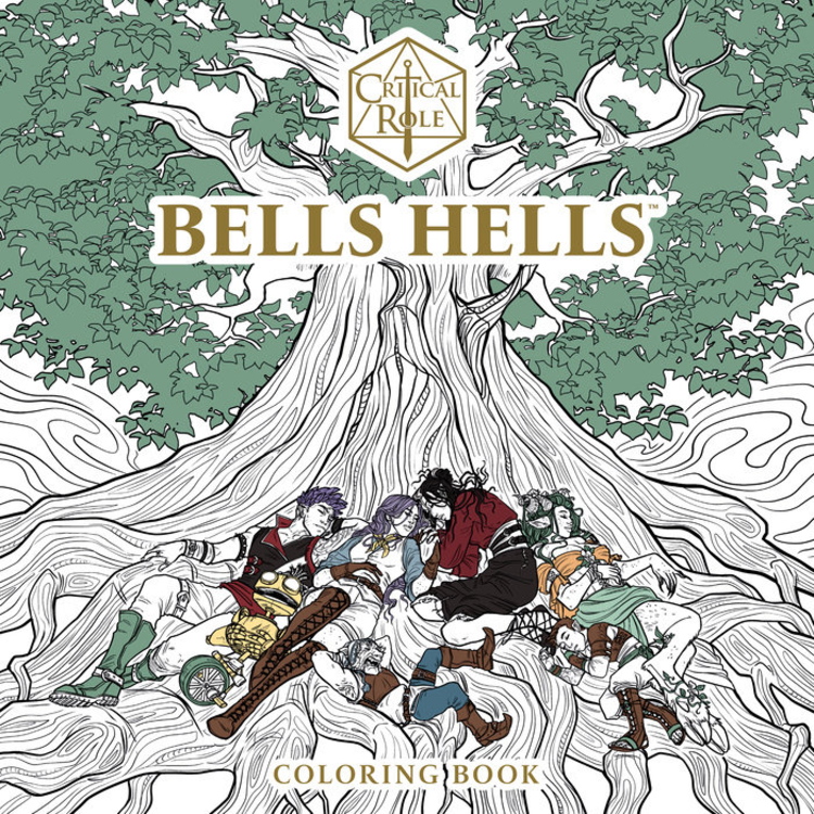 DARK HORSE COMICS CRITICAL ROLE BELLS HELLS COLORING BOOK