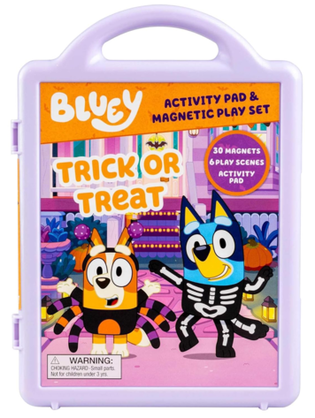BLUEY TRICK OR TREAT ACTIVITY PAD & MAGNETIC PLAY SET