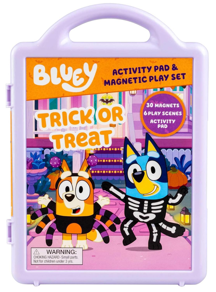 BLUEY TRICK OR TREAT ACTIVITY PAD & MAGNETIC PLAY SET