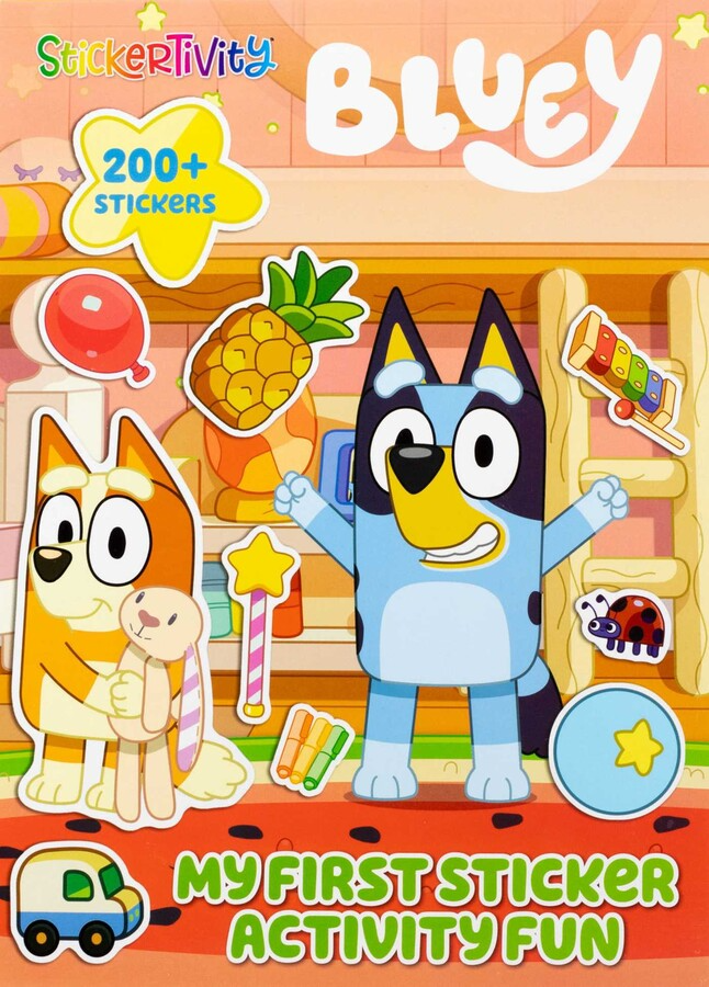 BLUEY STICKERTIVITY MY FIRST STICKER ACTIVITY FUN - Illusive Comics