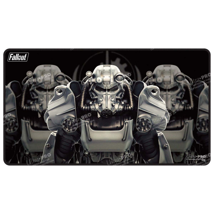 ULTRA PRO ULTRAPRO FALLOUT BROTHERHOOD OF STEEL BLACK STITCHED PLAYMAT