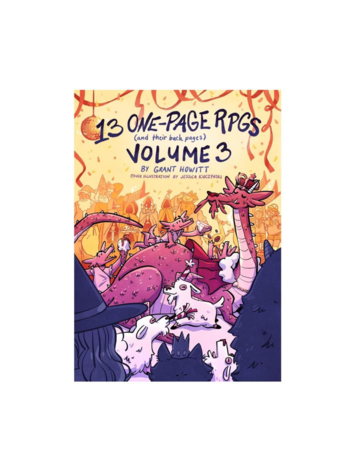 ONE PAGE RPGS  VOL 3