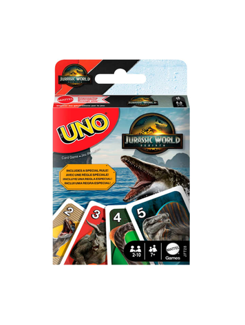 MATTEL GAMES UNO JURASSIC WORLD REBIRTH