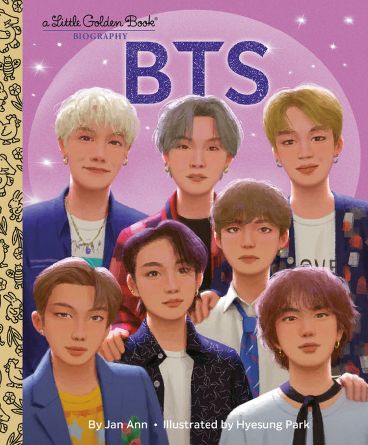 GOLDEN BOOKS BTS LITTLE GOLDEN BOOK BIOGRAPHY