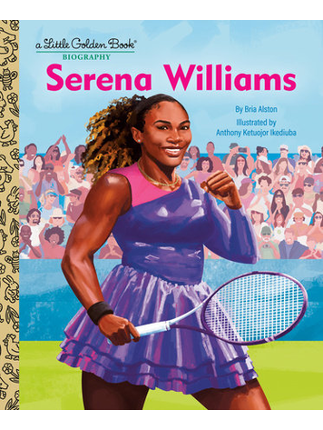 GOLDEN BOOKS SERENA WILLIAMS LITTLE GOLDEN BOOK BIOGRAPHY