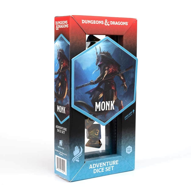 D&D ADVENTURE DICE SET MONK