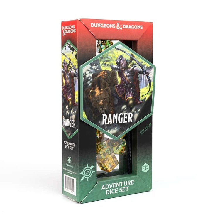 D&D ADVENTURE DICE SET RANGER GOLD