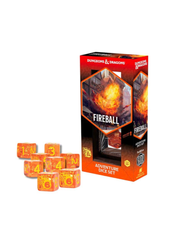 D&D ADVENTURE DICE SET FIREBALL