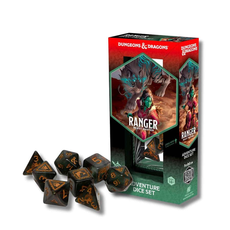 D&D ADVENTURE DICE SET BEAST MASTER RANGER