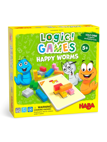 HABA GAMES LOGIC GAMES HAPPY WORMS