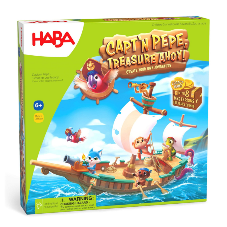 HABA GAMES CAPT'N PEPE, TREASURE AHOY