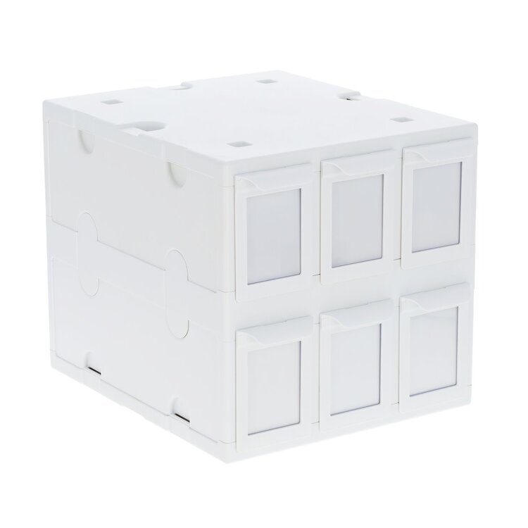 BCW BCW 6 DRAWER CARD CATALOG WHITE
