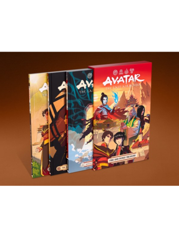 DARK HORSE COMICS AVATAR THE LAST AIRBENDER TP FIRE & FAMILY TREASURY BOXED SET