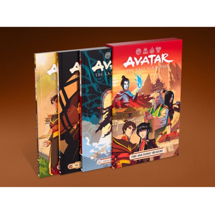 DARK HORSE COMICS AVATAR THE LAST AIRBENDER TP FIRE & FAMILY TREASURY BOXED SET