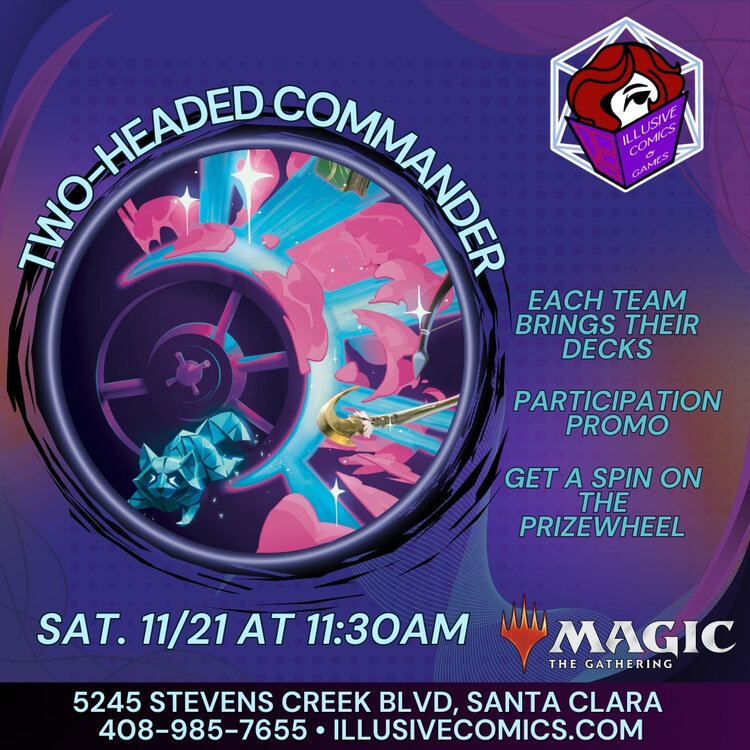 MTG 2HG COMMANDER 11/22 @ 11;30
