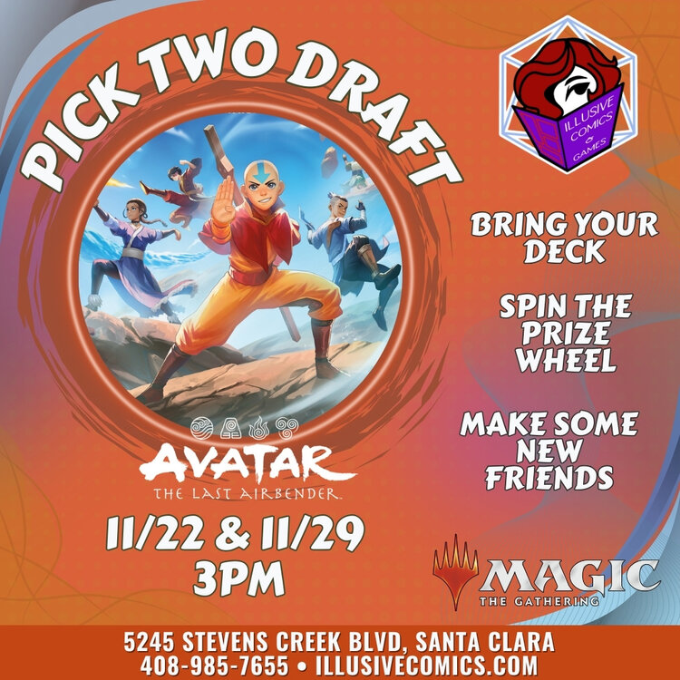 MTG AVATAR THE LAST AIRBENDER PICK TWO DRAFT