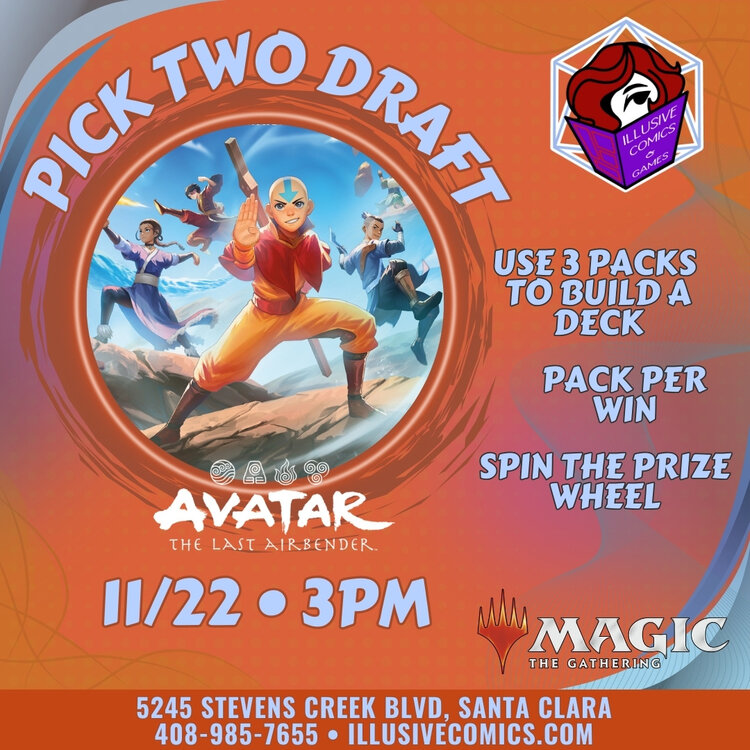 MTG AVATAR THE LAST AIRBENDER PICK TWO DRAFT