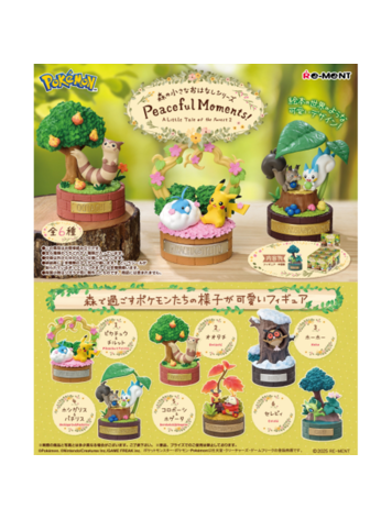 REMENT REMENT POKEMON A SMALL TALE FROM THE FOREST PEACEFUL MOMENTS! BLIND BOX