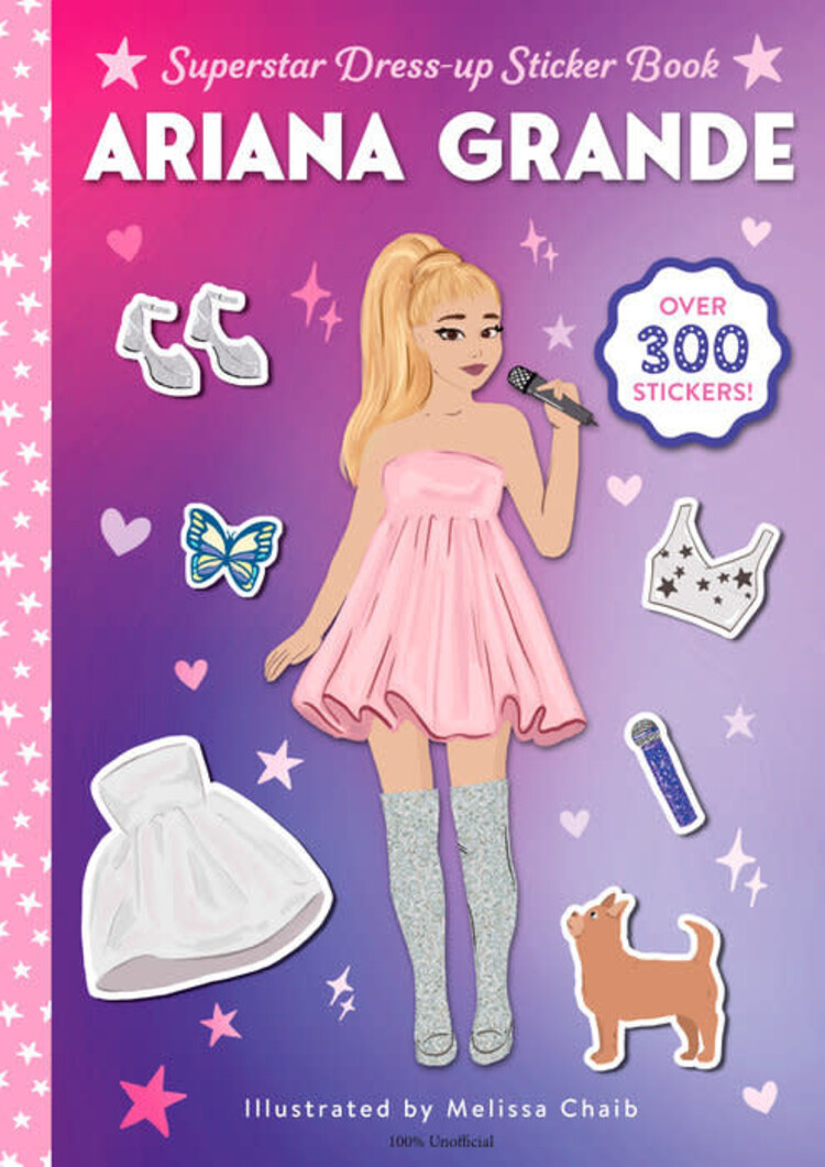 PENGUIN RANDOM HOUSE ARIANA GRANDE SUPERSTAR DRESS-UP STICKER BOOK