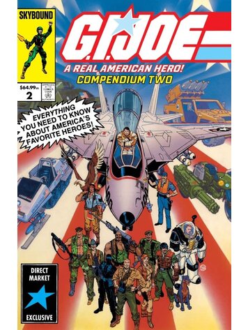 IMAGE COMICS GI JOE A REAL AMERICAN HERO COMPENDIUM TP BOOK 02 DIRECT MARKET EXCLUSIVE MICHAEL GOLDEN CVR