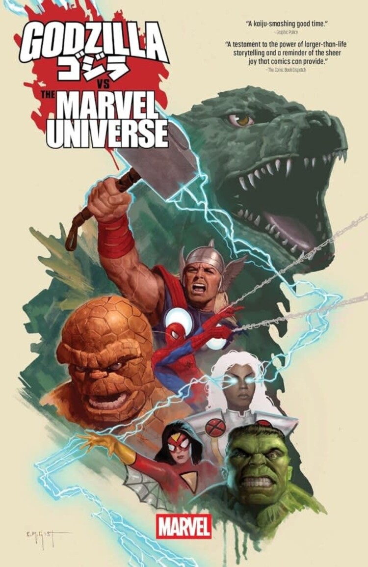 MARVEL COMICS GODZILLA VS THE MARVEL UNIVERSE TP