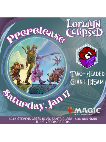 MTG LORWYN ECLIPSED TWO HEADED GIANT PRERELEASE 1/17 @ 11;15 AM