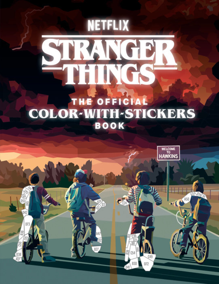 PENGUIN RANDOM HOUSE STRANGER THINGS OFFICIAL COLOR-WITH-STICKERS BOOK