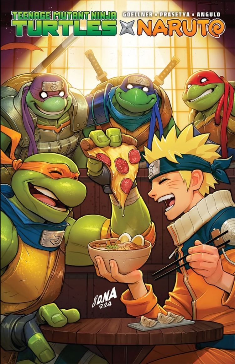 IDW PUBLISHING TEENAGE MUTANT NINJA TURTLES X NARUTO TP (DM)
