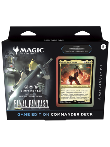 WIZARDS OF THE COAST MTG FINAL FANTASY VII COMMANDER DECK GAME EDITION PREORDER