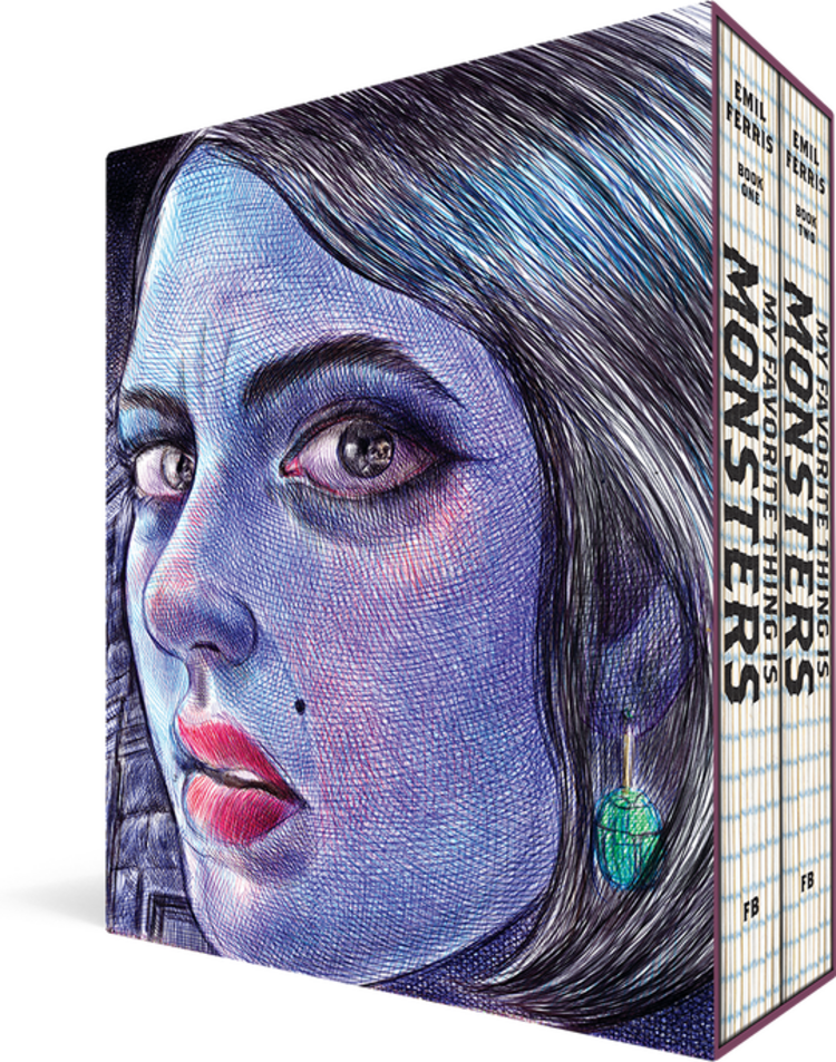 FANTAGRAPHICS BOOKS MY FAVORITE THING IS MONSTERS TP BOX SET BOOK ONE & TWO